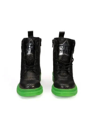 Rock Star Snake-Textured Boots