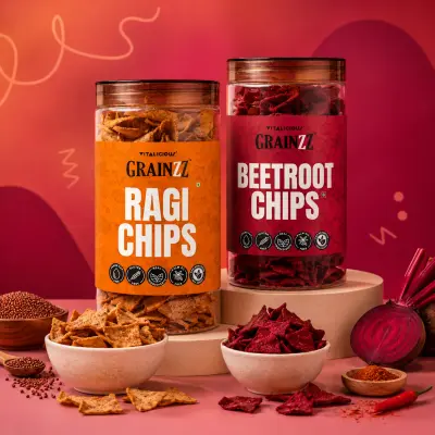 Ragi & Beetroot Chips - Healthy Combo